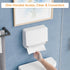 Yieach Commercial Bathroom,10.2W,No-Drill Paper Towel Dispenser Wall Mount for Restroom,Hotel and Multifold Paper Towel