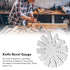 15-120 Degree Bevel Gauge, Stainless Steel Oblique Edges Protractor, Multi Angle Adjustable Measurement Tool for