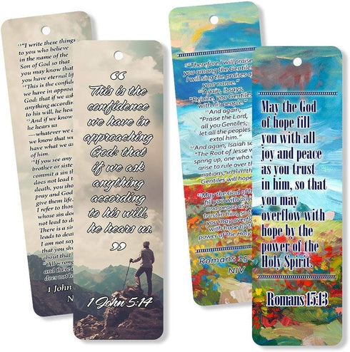 Christian Bookmarks with Popular Bible Verses - 30-Pack Stocking Stuffers for Adults, Teens, Kids, Men, Women, Boys &