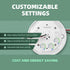 ECOELER 360 PIR Ceiling Sensor Switch, Hard-Wired Occupancy Motion Sensor with Slim Design, Degree Field of View High