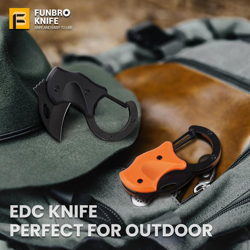 Small Pocket Knife for Men, Self Defense Keychain Box Cutter with 1.34inch Stainless Steel Blade, Mini Folding Knives