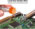 2Pcs Solder Wire, 1mm Diameter Rosin Core for Electronic Electrical Soldering Components Repair (Net 20g)