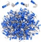 Glarks 100pcs 16-14 Gauge Semi Insulated Piggy Back Spade Electrical Connectors, Quick Splice Crimp Terminals