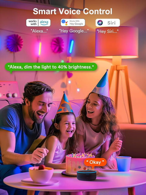 Bulbs, A19 Bulb, Bulbs, 16 800 2.4Ghz only,4 Pack ANGELHALO Smart Light Color Changing LED Light Work with Alexa