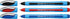 Schneider Slider Memo XB Ballpoint Pen, 1.4 mm, Light Blue Barrel, Pack of 3 Pens: Black, Red, Blue