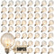 Abeja G40 Replacement Light Bulbs,Clear Globe Bulb fits E12 C7 Candelabra Screw