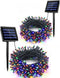 Flacchi 2 Pack Solar String Lights Each 72ft 200 LED 8 Modes