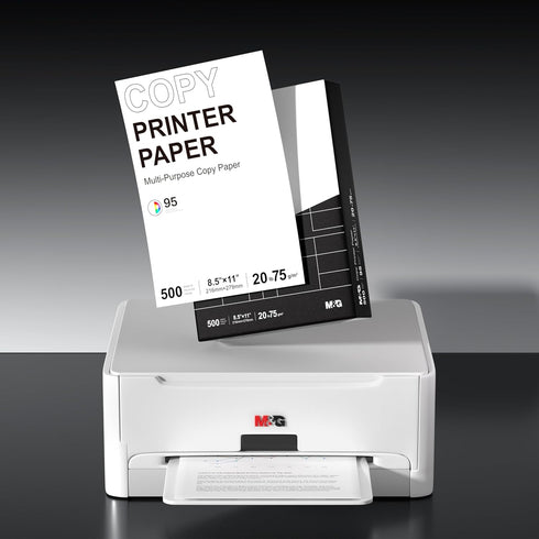 8.5 11, 20lb, 3 (1500 95 M&G Multipurpose Copy Printer Paper, x Ream Sheets), Bright, White