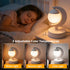 Lexvoltrix 3-Color Dimmable Table Lamp with USB Charging Port & AC Outlet, LED Desk Lamp, Eye-Caring Bedside Nightstand
