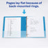 Avery Durable View 3 Ring Binder, 1 Inch Slant Rings, Pool Blue