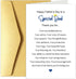 Chenive Happy Father's Day Card for Special Dad, Father's Day Thank You Card