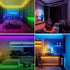 Entiqi 39.3ft- (39.3ft) Battery Operated LED Strip Lights RGB Color Changing, APP & Remote Controlled, USB Powered LED