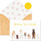 Crisky 50 Count Dog Thank You Cards Nothing Butt Thanks Gold Foil