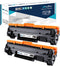 LCL Compatible Toner Cartridge Replacement for HP 48A CF248A (Black 2-Pack)