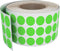 Royal Green Neon Sticker Labels on Roll - 1/4 Inch Bright Round Dots Label, 2000 Pack for Color Coding
