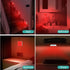 ZOCIFINER 670nm 4 Pack Red Light Motion Sensor Night Lights Rechargeable Battery Red Lights Stick On Magnetic Red Light