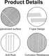 1 Inch 18 Gauge Brad Nails, Galvanized 18 GA Gun Nails for Pneumatic and Electric Brad Nailer, 5000 Pack