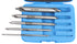 Accusize Industrial Tools 5 pc H.S.S. M2 Long Series Center Drill Set, 4'' OAL, 3560-1001