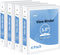 SUNEE 3 Ring Binder 1.5 Inch 4 Pack, Clear View Binder Three Ring PVC-Free for School or Office Supplies, White