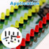 200 4mm 2mm 3mm 5mm PATIKIL Pcs LED Spacer, OD Height Double Pit LED Holder Socket Light Emitting Diode Light Isolation