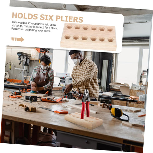 12Holes Homoyoyo Practical Pliers Holder Design for Efficient Organization Lightweight and Portable Pliers Rack