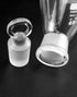 QWORK Glass Erlenmeyer Flask Set, 3 Pack Graduated Borosilicate Glass with Glass Stopper