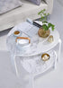 Yancorp White Gray Contact Paper, 16"x120" Peel and Stick Marble Removable Wallpaper for Cabinets & Countertops