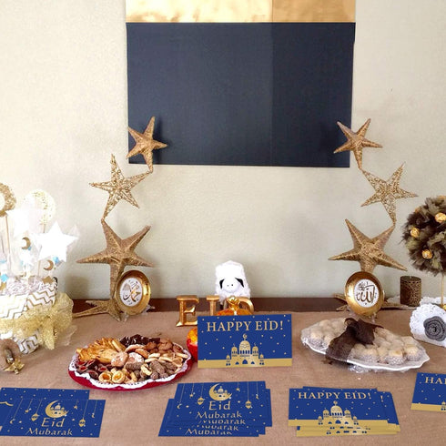 Set 24 Kitticcino Eid Money Envelopes Gift Card Holders for Ramadan Eid Mubarak Greetings Supplies Eid Holiday