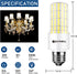 Led Light Bulb Equivalent 250w 3750 Lumen 5000K Cool Daylight White 30W Non-dimmable Waterproof Corn Bulb E26/E27 Medium Base for Outdoor Indoor Garage Workshop Backyard Pack of 3 by TEXTHELL
