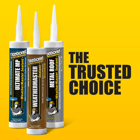 Titebond WeatherMaster Sealant 46791, 9.5 Oz. Cartridge, Gray