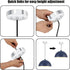 2 Pack 5-1/8 Inches Light Canopy Kit with Heavy Duty Replacement Ceiling Cover Plate & Mounting Hardware for Lighting