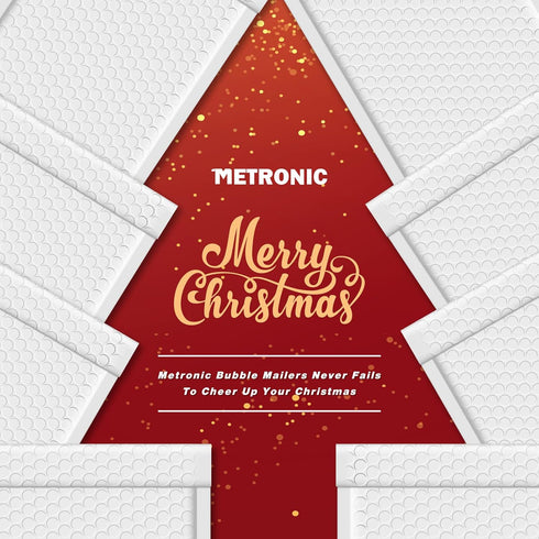 Metronic 6x10 Bubble Mailers 50 Pack, Self-Seal & Waterproof Padded Envelopes for Shipping, White