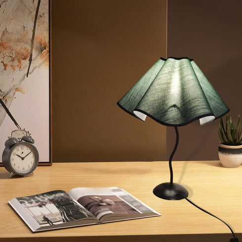 Leefasy 20.5x36cm E27 Petal Table Lamp Shade Desktop Light Shade Replaces Home Decor Practical Stylish Lampshade Floor