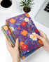 Spiral Notebooks 5 Subject 5-Pack, College Ruled Hardcover with Removable Dividers, 160 Pages Each, A5 Cute Floral