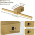 15.7 inch Dimmable Brass Battery Operated Picture Light with Remote,Wireless Gallery Lights Brass Rechargeable Display