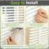 Maasechs 20 Parts1 3 Inch Pcs Shutter Repair Slider Connector with Slotted Tilt Bar for Polysatin Plantation Shutter