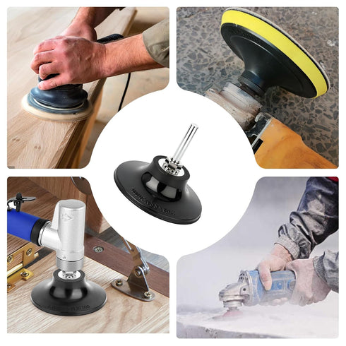 GAGIRA 4PCS 3" Disc Pad Holder, Quick Change Disc Pad Holder, Angle Grinder Pads for Polishing, Sanding Tools