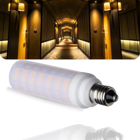 Satco 6.5W T6 LED Mini Candelabra Bulb, Frost Finish, 3000K Soft White, 120