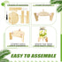 XiMaiChy 7.8 (20 cm) Inch Wood Drink Dispenser Stand Natural Bamboo Fits in Diameter Beverage Jugs Elegant & Sturdy