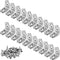 20 PCS Corner Braces - 25mm x 25mm Stainless Steel 90 Degree Joints Right Angle Bracket