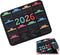 Ryetvok 2026 Calendar Mouse Pad, Non-Slip Rubber Base Desk Mat with Stitched Edge,