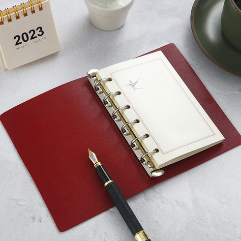 YIUMLMN 3Pcs Metal Notebook Ring Binder for A7 Paper, 6 Ring Metal Binder Mechanisms
