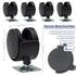 4 Pack 2 Inch Plastic Casters, Furniture Casters, Nylon Furniture Wheel Replacement, Nylon Plastic Swivel Plate Casters, Replacement Cart Casters Wheels with Brakes