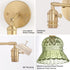 Dimmable Shenmoyl Vintage Battery Operated Wall Sconce, Rechargeable Battery Powered Wall Sconces with Remote Control