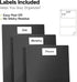 Dunwell Plastic Folders with Pockets (Black, 3 Pack), Durable Acid-Free Poly 2 Pocket Folders for School or Office