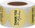 Hybsk Gold Foil Thank You for Your Purchase Stickers 1.5" Round - 500 Labels per Roll (Gold)
