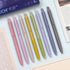 WRITECH 0.5mm Gel Pens, 8ct Silent Retractable Pens for Journaling, Drawing, and Writing, No Smear or Bleed