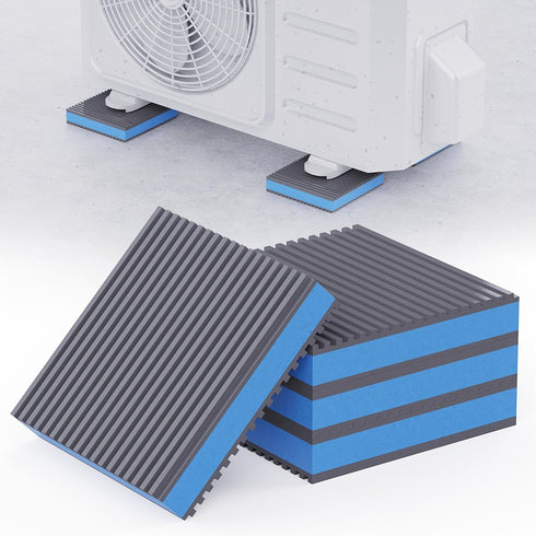 Anti Vibration Isolation Pads, Mechanical Vibration Damping Pads for Washing Machine, Sound Shock Absorbing Pads - 4 PCS