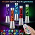17 Remote,15.6" Colors Changing Liquid Motion Lamp with LED Night Light Relaxing Table Lamp for Kids & Adults, Liquid