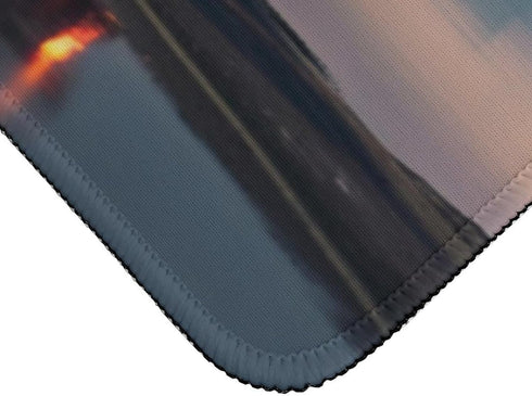 Large Gaming Mouse Pad 370z Red Sport Car Jdm Sunset Reflection, Extended Desk Mat 23.6 x 11.8 inch